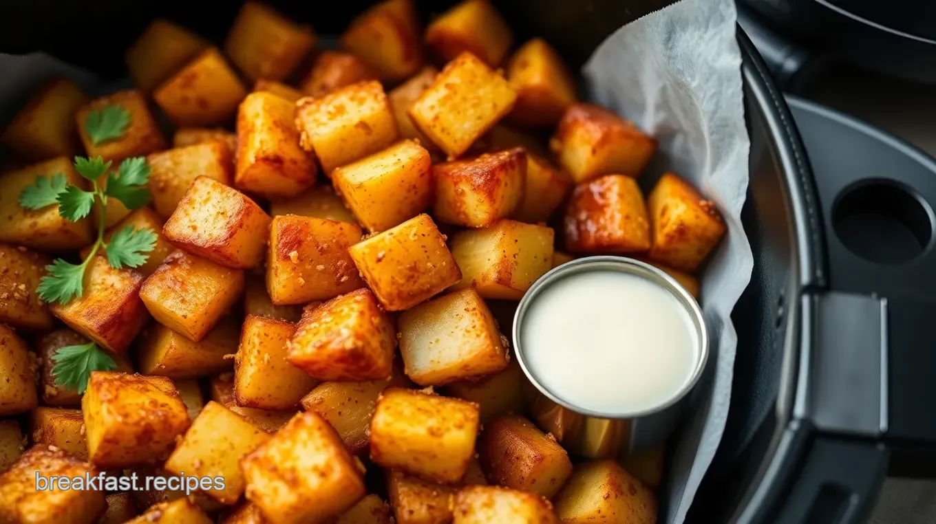 Crispy Air Fryer Breakfast Potatoes