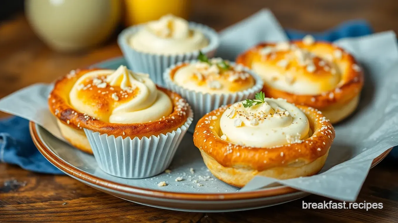 Delicious Breakfast Pastries with Cream Cheese