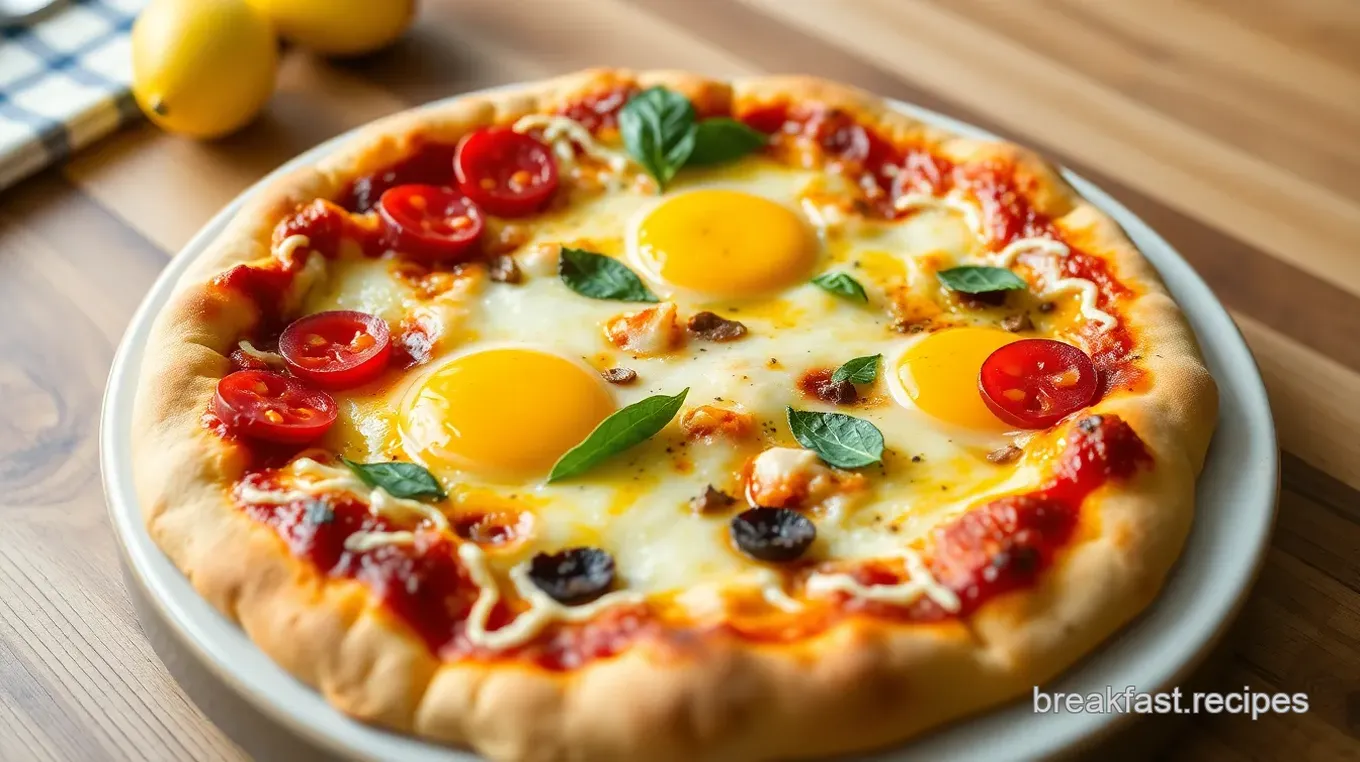 School-Friendly Breakfast Pizza