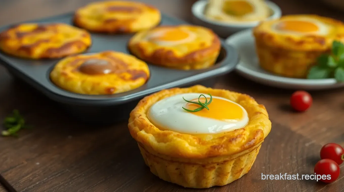 Savory Egg and Pancake Muffins