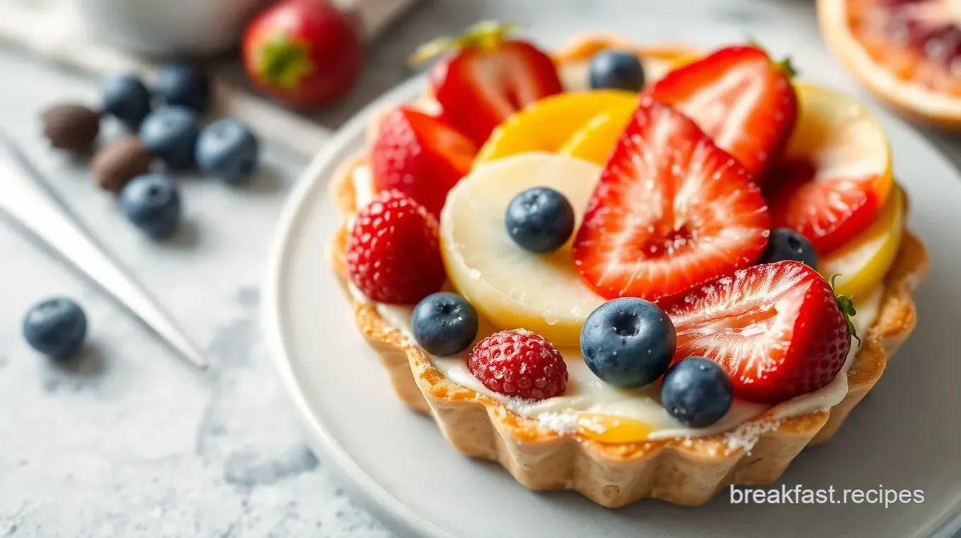 Parisian Fruit Breakfast Tart