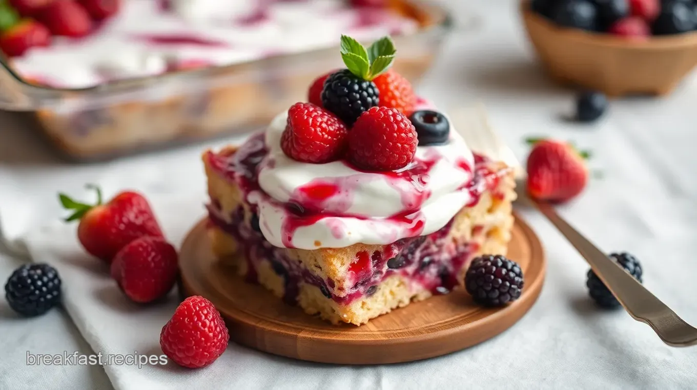 Bake Greek Yogurt Berry Delight