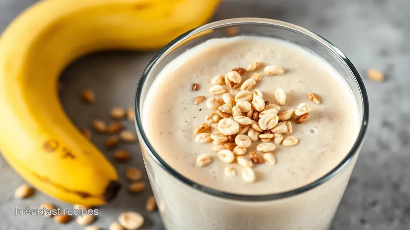 Banana Oat Smoothie Bliss