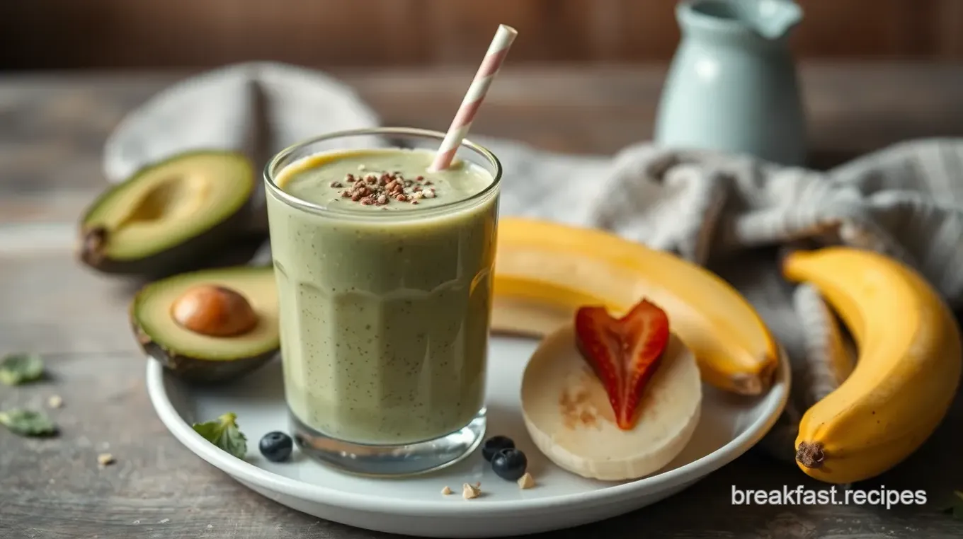 Blend Avocado Banana Smoothie for a Healthy Treat