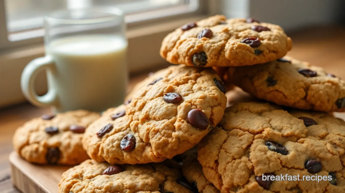 Classic Quaker Oats Oatmeal Raisin Cookies