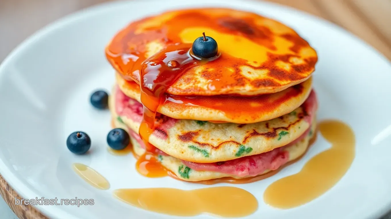 Tricolor Pancakes