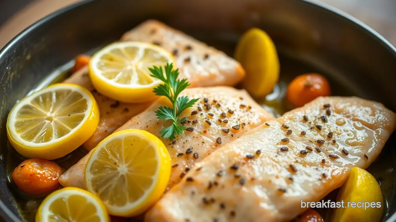 Easy Breakfast Fish with Fresh Herbs