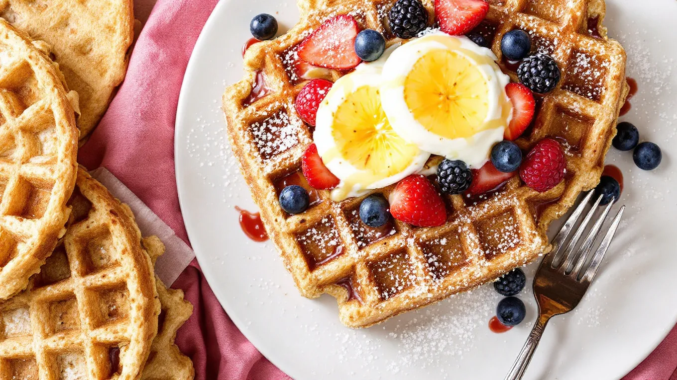 Delicious Multigrain Waffles