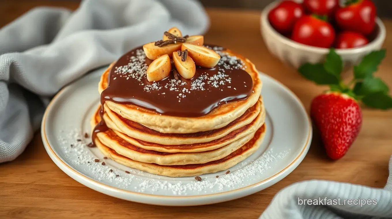 Delicious Nutella Pancakes