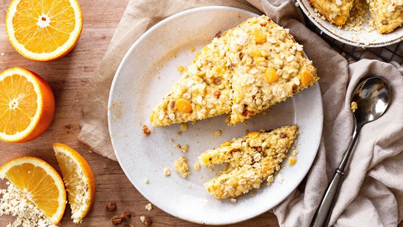 Delicious Orange Oat Scones