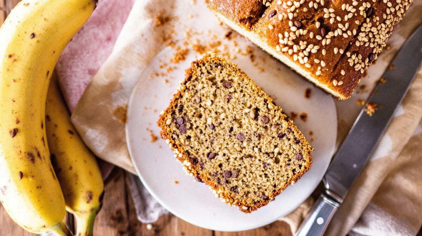 Delicious Sesame Banana Bread