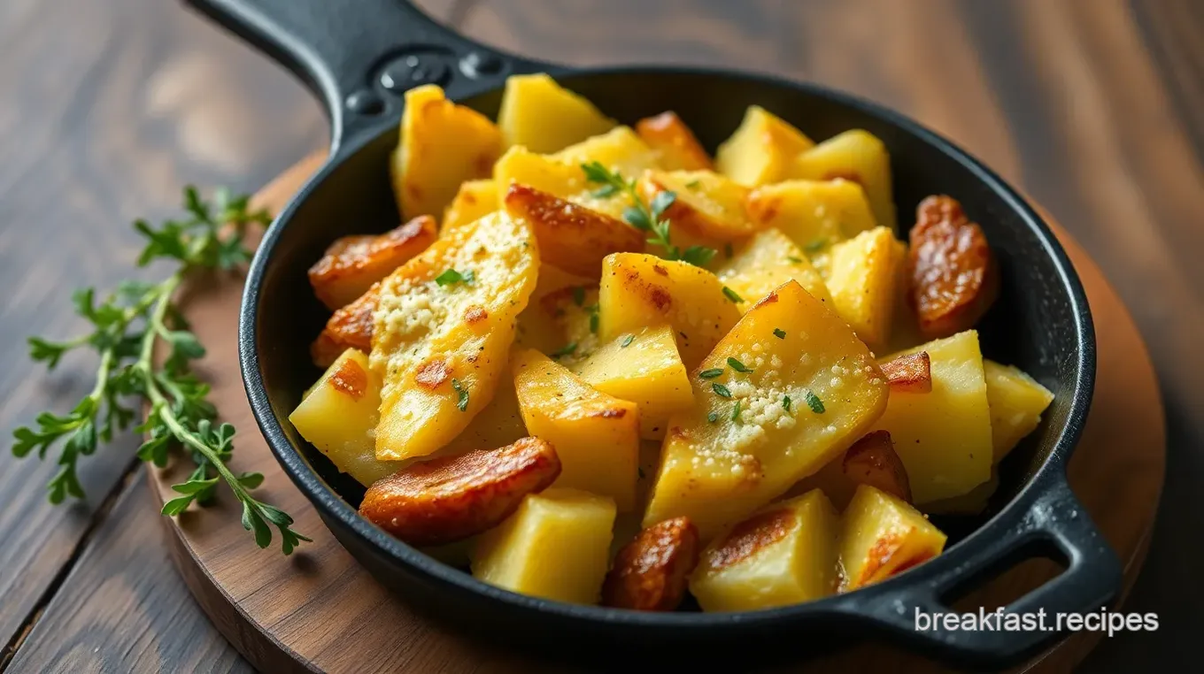 Delicious Smashed Skillet Potatoes