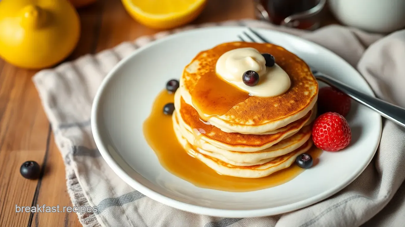 Delicious Vanilla Pancakes