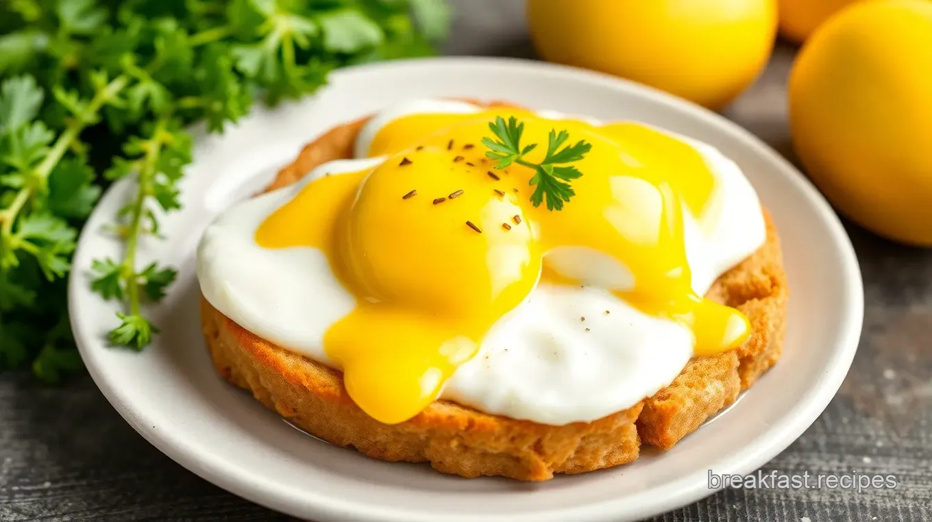 Denny's Inspired Eggs Benedict