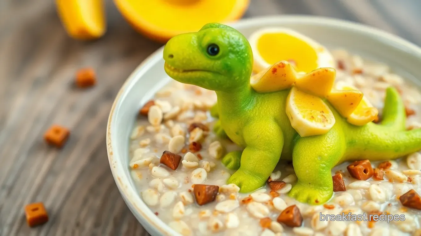 Dinosaur Egg Oatmeal: A Fun and Nutritious Breakfast Adventure