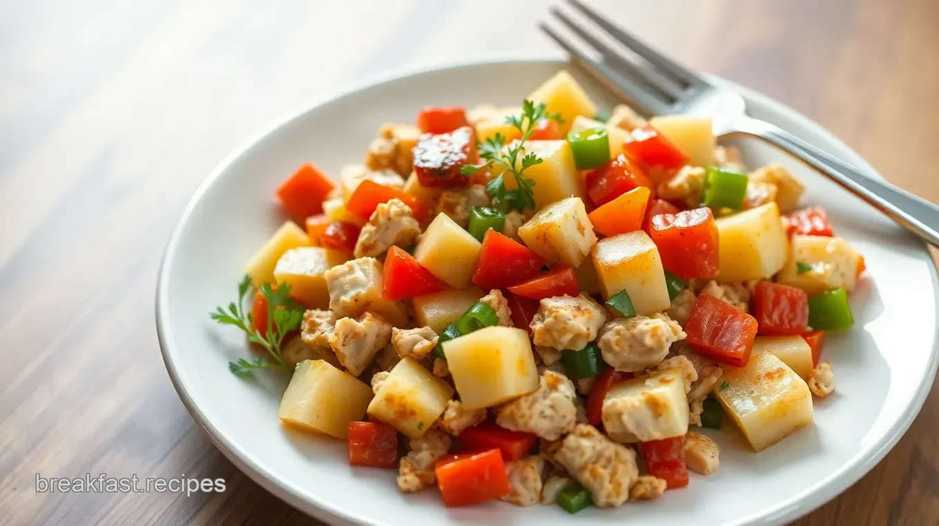 Savory Chicken Breakfast Hash