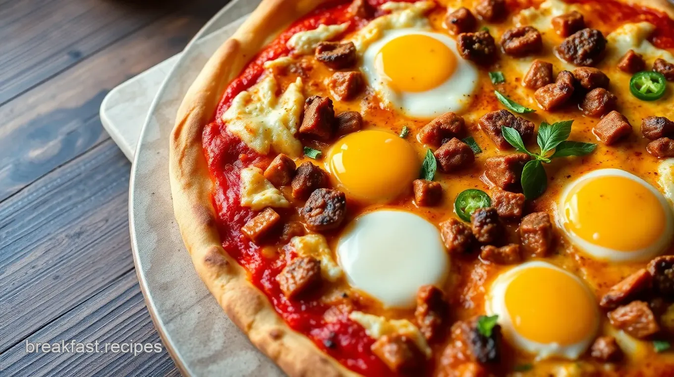 Mama Cozzi Chorizo Breakfast Pizza