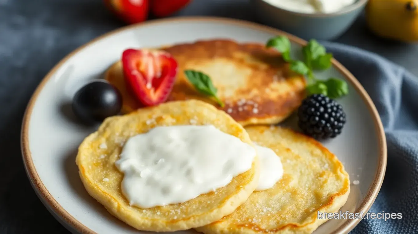 Syrniki: Fluffy Cottage Cheese Pancakes