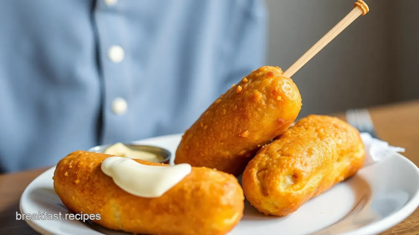 Breakfast Corn Dogs