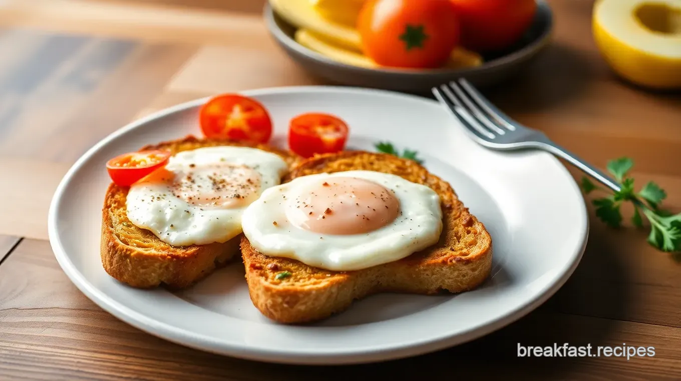 Fry Veggie Egg Toast for Quick Breakfast