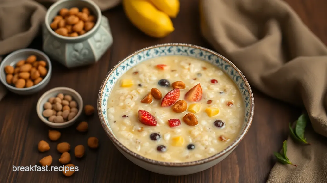 Nutritious Sattu Dry Fruits Porridge