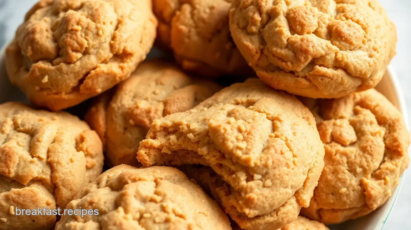 Biscuit Breakfast with Whole Wheat and Coconut