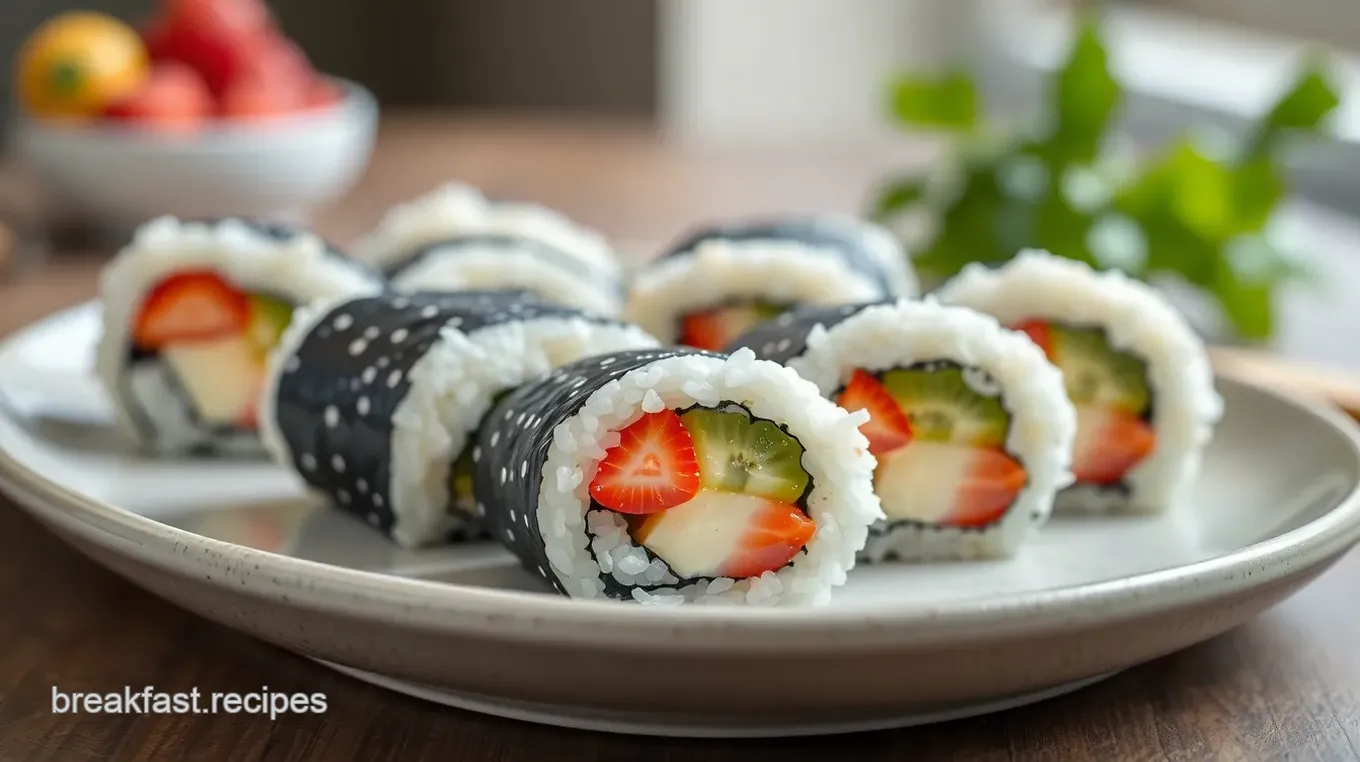 Breakfast Sushi Recipe