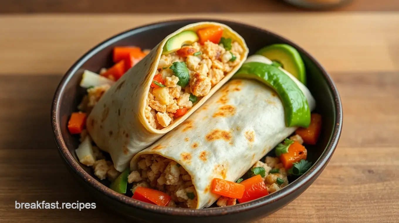 Chicken Breakfast Burrito