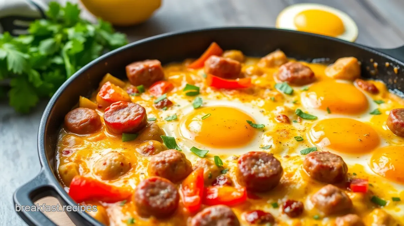 Johnsonville Breakfast Sausage and Egg Skillet