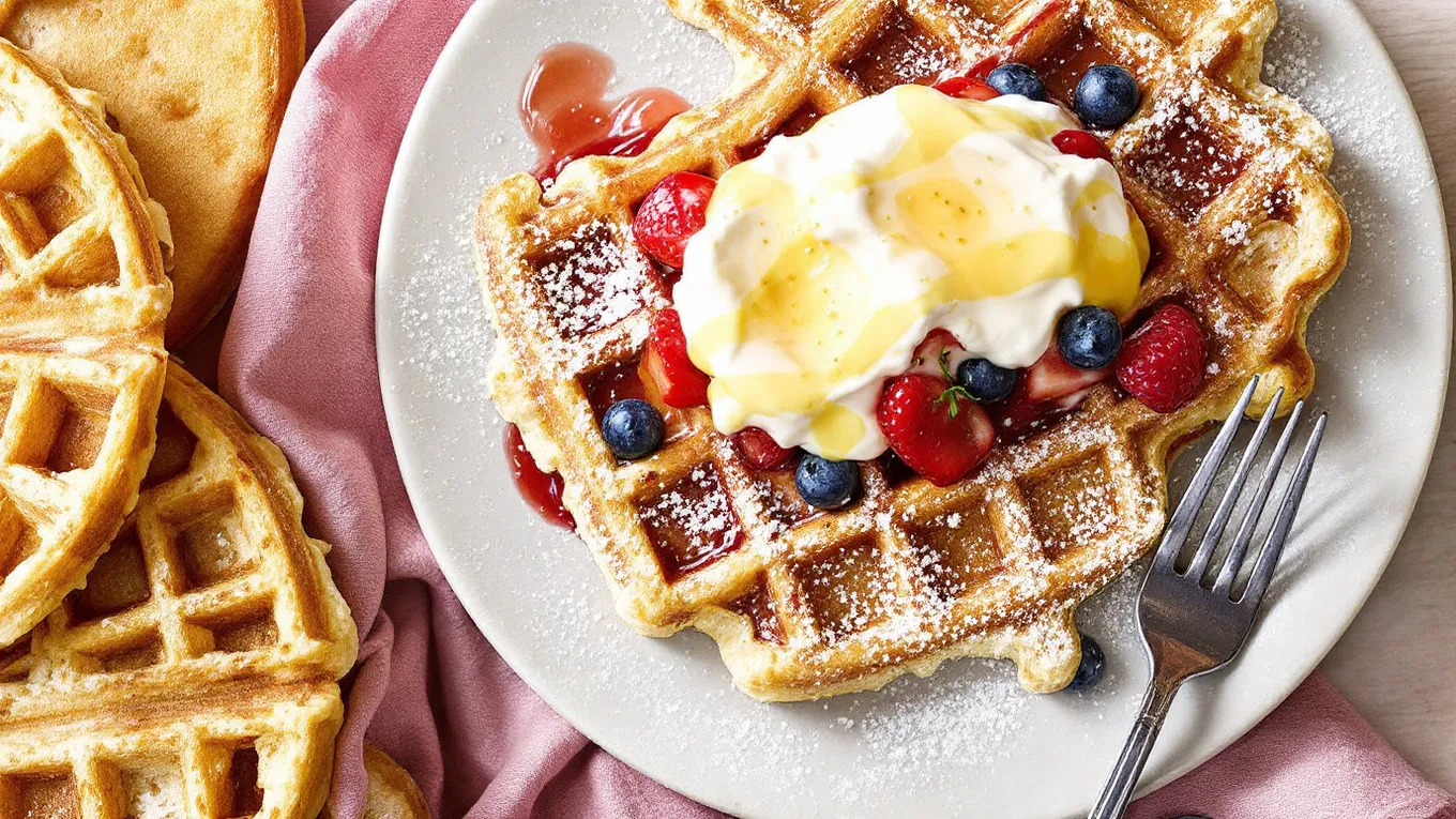 Fluffy Sour Cream Waffles: A Quick & Delicious Breakfast