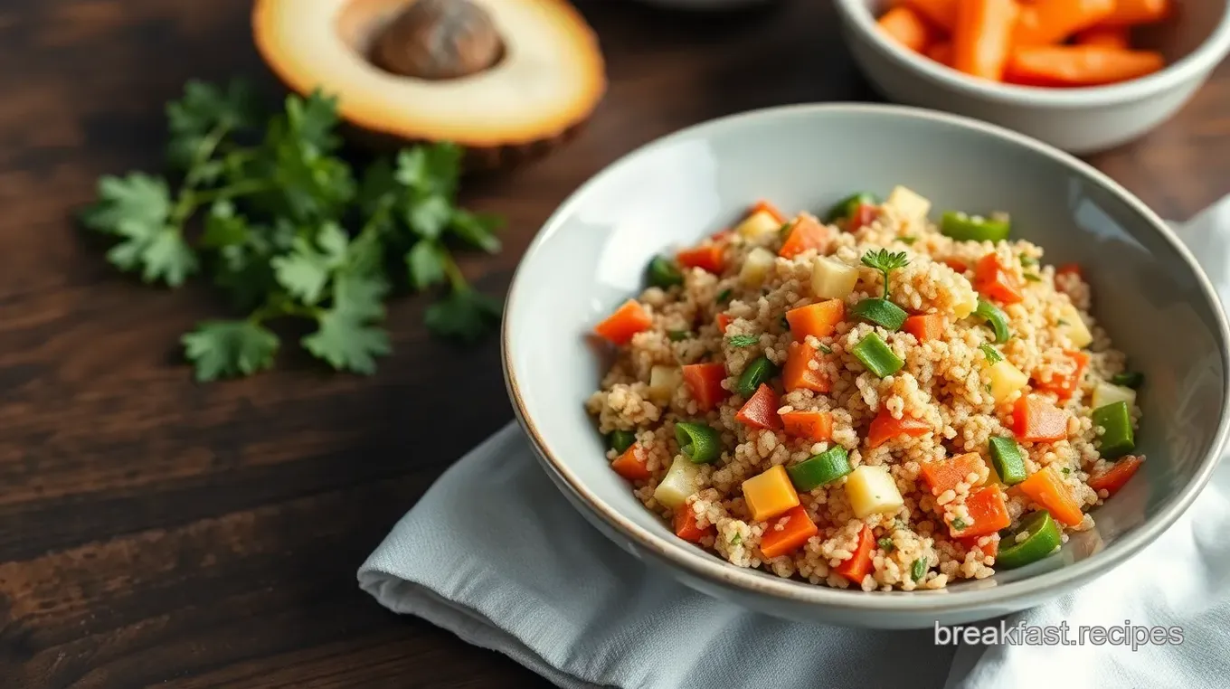 Stir-Fried Quinoa with Fresh Vegetables