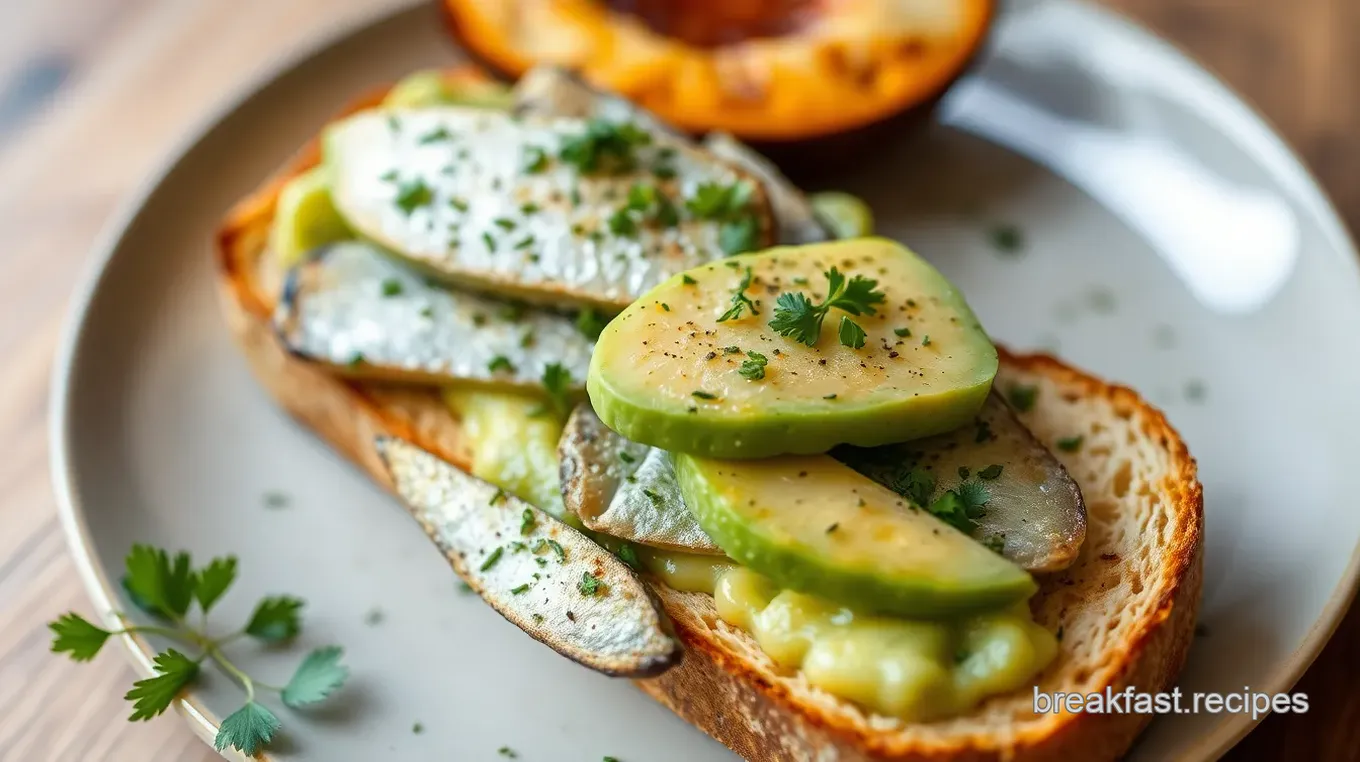 Sardines on Toast with Avocado