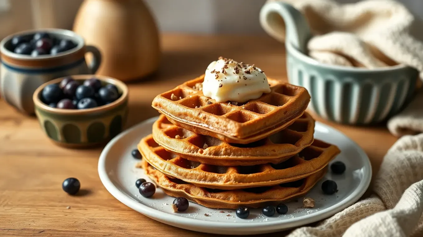 Ultimate Whole Wheat Waffles