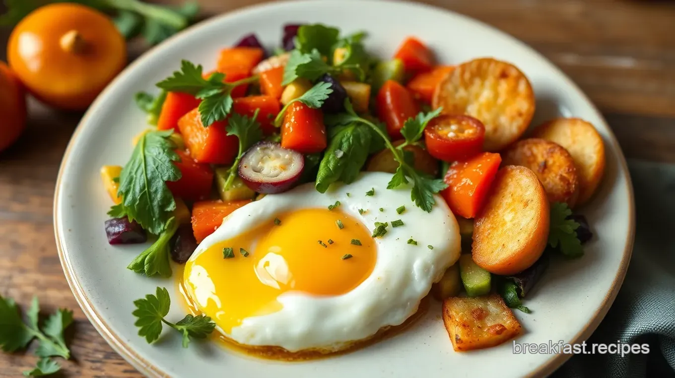 Vibrant Veggie & Egg Delight