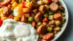 Cook Easy Breakfast Hash with Eggs & Sausage