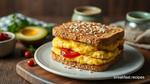 Delicious Oats and Besan Omelet Sandwich