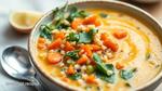 Easy Breakfast Soup with Quinoa & Greens