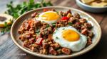 Easy Canned Beef Hash with Eggs in 25 Min