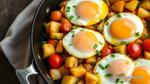 Skillet Breakfast Potatoes with Eggs