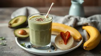 Blend Avocado Banana Smoothie Delight