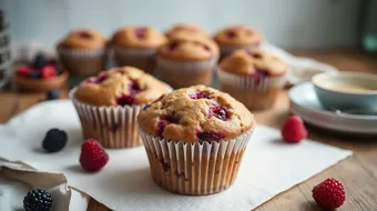 Delicious Buttermilk Berry Muffins