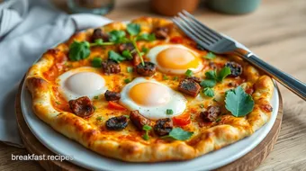 Delicious Chorizo Breakfast Pizza in 35 Min