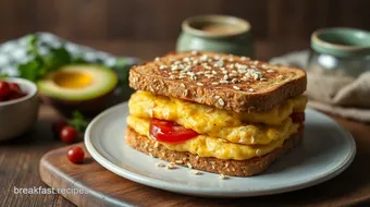 Delicious Oats and Besan Omelet Sandwich