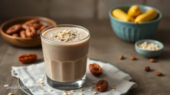 Delicious Oats and Date Smoothie