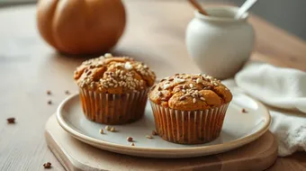 Delicious Seeded Pumpkin & Feta Muffins