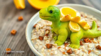 How to Make Dinosaur Egg Oatmeal: A Fun, Delicious Breakfast Adventure recipe card