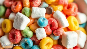 Easy cereal fruit loops: 5 Colorful Treats for Sweet-Toothed Kids! recipe card