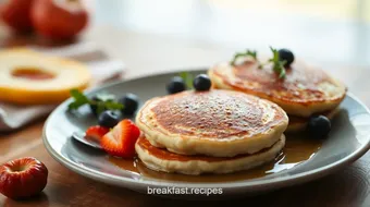 Fluffy Cottage Cheese Pancakes