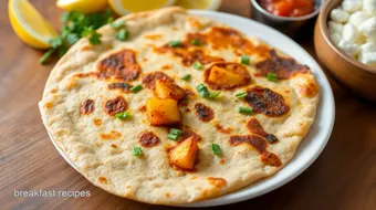 Fried Potato Aloo Paratha Recipe