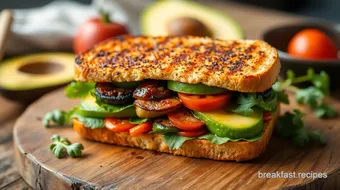 Grilled Avocado Veggie Deliciousness